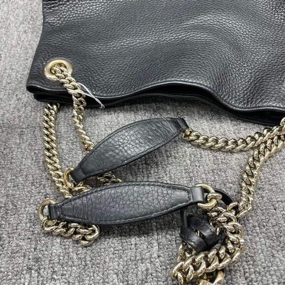 100% Authentic Gucci GG Soho on Chain Shoulder Bag - Picture 10 of 14